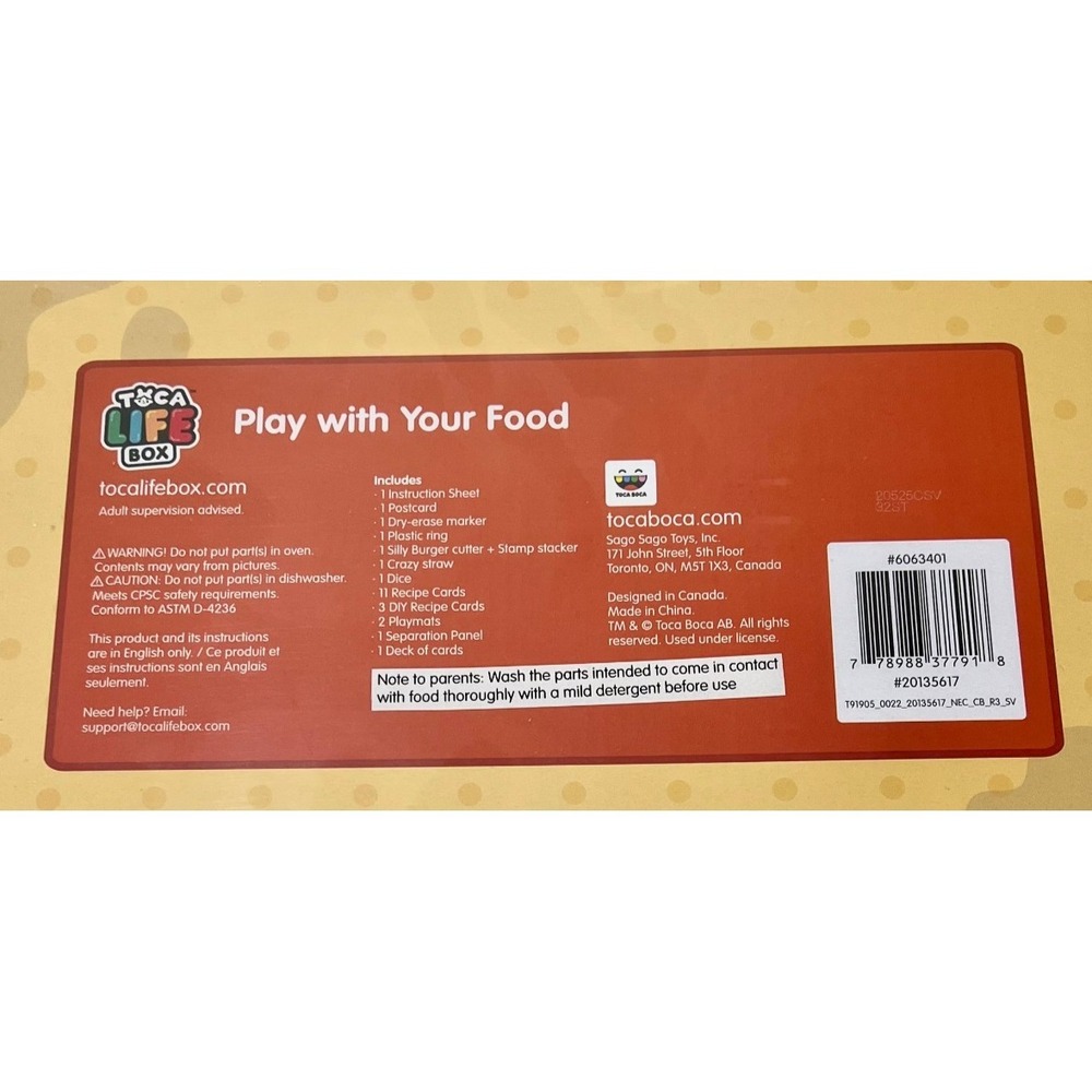 Wheelie Donuts Toca Life Box Play Kit‎ Game RARE New Sealed - Picture 7 of 7